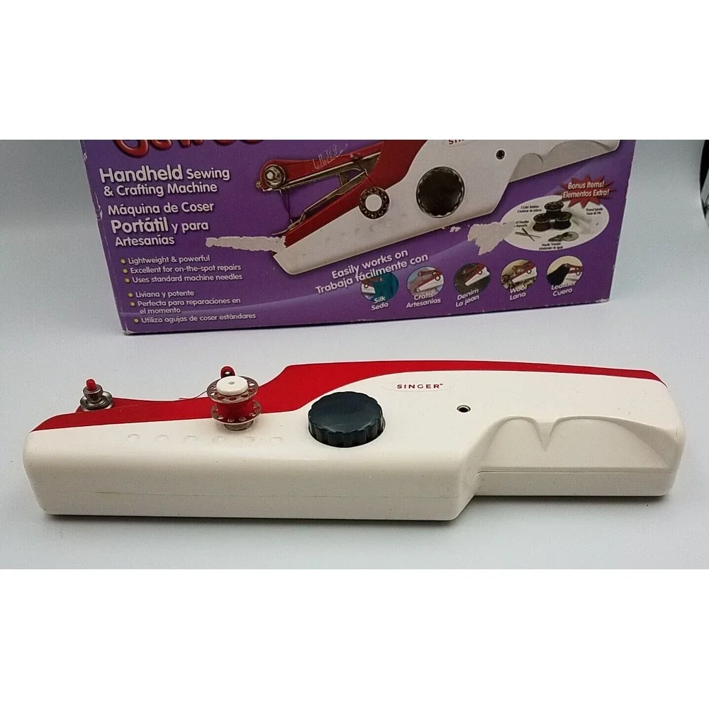 SINGER SEW‎ QUICK HANDHELD SEWING & CRAFTING MACHINE COMPACT Cordless Battery
